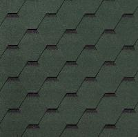 Гибкая черепица Roofshield Фемили Лайт Стандарт Зеленый с оттенением