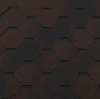 Гибкая черепица Roofshield Classic Стандарт Коричневый Антик