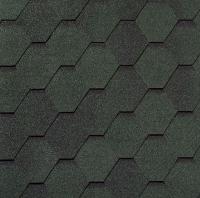 Гибкая черепица Roofshield Фемили Эко Лайт Стандарт Зеленый с оттенением
