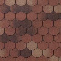 Гибкая черепица Roofshield Фемили Лайт Готик Терракота