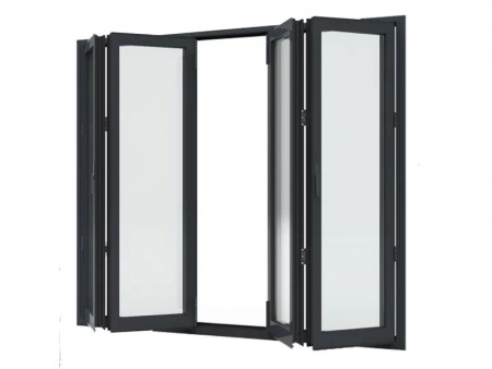 Раздвижная складная система гармошка ALUTECH BF 73