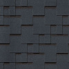 Гибкая черепица Roofshield Premium Модерн Бархатно-черный