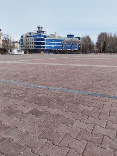 Тротуарная плитка "Катушка" коричневый 160х195х80