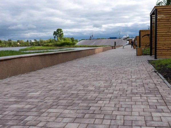 Тротуарная плитка Старый город Хаски, 60 мм. Поревит