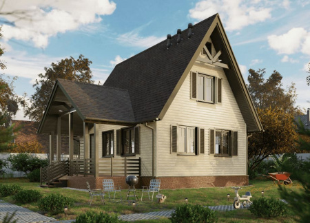 Ламинированная черепица Docke Dragon Europa Темно-коричневый