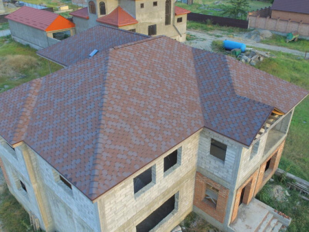 Гибкая черепица Roofshield Premium Стандарт Медный