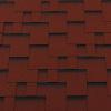Гибкая черепица Roofshield Classic Модерн Красный с оттенением
