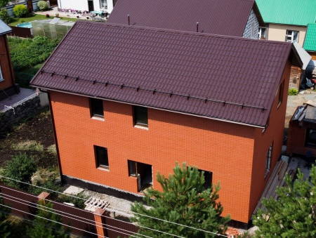 Кирпич лицевой Красный Гладкий 1,4НФ Furbau